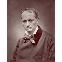 ÉTIENNE CARJAT, (French, 1828-1906), CHARLES BAUDELAIRE, "Galerie Contemporaine" and "CH. BAUDELA...