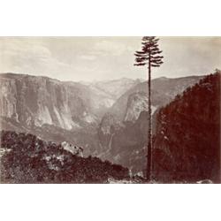 CARLETON WATKINS, (American 1829-1916), YOSEMITE VALLEY FROM MARIPOSA TRAIL (FROM 'BEST GENERAL V...