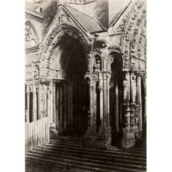 CHARLES MARVILLE, (French, 1816-circa 1879), CATHÉDRALE DE CHARTRES, PORTAIL SEPTENTRIONAL (L'ART...