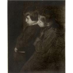 HEINRICH KÜHN, (German, 1866-1944), HANS AND WALTER KÜHN, bromoil print, image: 97/8 x 713/16 in....