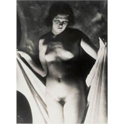 FRANTISEK DRTIKOL, (Czech, 1883-1961), UNTITLED NUDE, stamped "Povoleno stát zastup. 2./V. 1925, ...