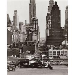 ANDREAS FEININGER, (American, 1907-1999), NEW YORK, signed and dated "A. Feininger / 1941" in bla...