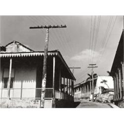 WALKER EVANS, (American, 1903-1975), COUNTRY TOWN, REGLA, CUBA, Lunn Gallery "Walker Evans" stamp...