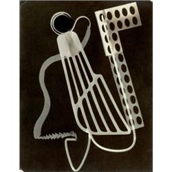 GENE FENN, (American, 1911-2001), UNTITLED PHOTOGRAM, dated, inscribed and numbered "1939 Vintage...