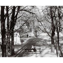 ANDRÉ KERTÉSZ, (American, b. Hungary, 1894-1985), TUILERIES IN THE AFTERNOON, PARIS, signed "A. K...