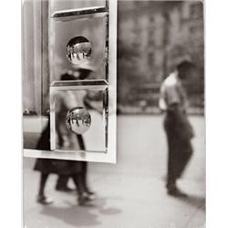 LOUIS FAURER, (American, 1916-2001), NEW YORK CITY, signed, dated and titled "Faurer 1948 N.Y.C."...