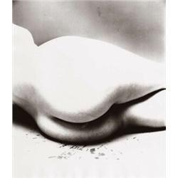 IRVING PENN, (American, b. 1917), NUDE NO. 55, signed "Irving Penn" and titled, "NUDE 55" in penc...