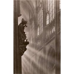 JOSEF SUDEK, (Czechoslovakian, 1896-1976), ST. GUY'S CATHEDRAL, PRAGUE, photographer's stamp "FOT...