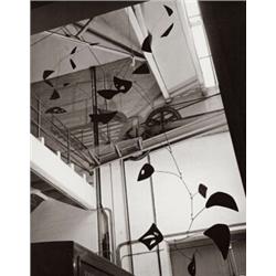 HERBERT MATTER, (Swiss, 1907-1984), UNTITLED (CALDER MOBILE), artist's stamp on verso, gelatin si...