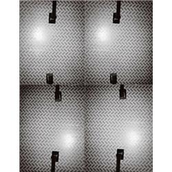 ANDY WARHOL, (American, 1928-1987), UNTITLED, 4 stitched gelatin silver prints, hinged to black m...