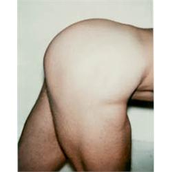 ANDY WARHOL, (American, 1928-1987), NUDE TORSO, authentication and copyright, stamps in blue ink ...