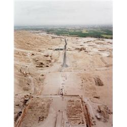 ANDREAS GURSKY, (German, b. 1955), THEBEN, WEST, titled, editioned, dated and signed "Theben West...