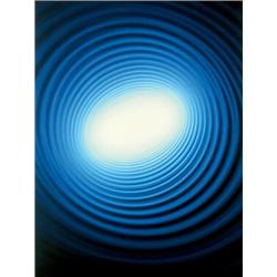 ADAM FUSS, (British, b. 1961), UNTITLED (SPIRAL), unique Cibachrome photogram, 40 x 30 in. (101.6...