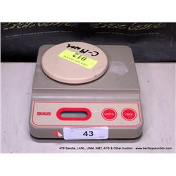 OHAUS C305 SCALE (print sequence:) A-012