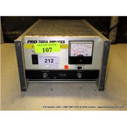PRD 7805A AMPLIFIER (print sequence:) A-107