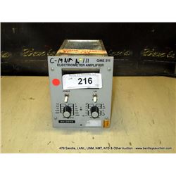 BALZERS QME311 ELECTROMETER AMPLIFIER (print sequence:) A-111