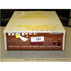 ORTEC DSPEC DIGITAL GAMMA RAY SPECTROMETER (print sequence:) A-106