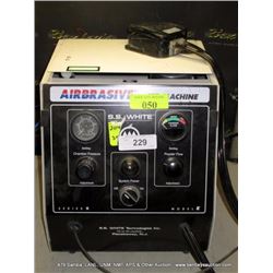 SS WHITE TECH MODEL K SERIES II AIRBRASIVE JET MACHINE (print sequence:) A-050