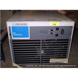 CTI-CRYOGENICS 8200 COMPRESSOR (print sequence:) A-150