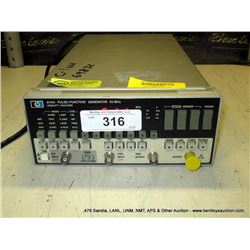 HP 8116A PULSE/FUNCTION GENERATOR (print sequence:) 69832