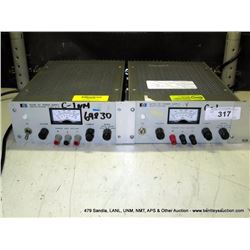 HP 6209B DC POWER SUPPLY 2X MONEY (print sequence:) 69830