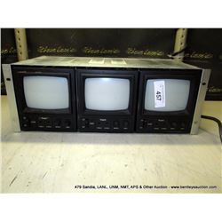 IKEGAMI TRIPLE VIDEO MONITOR