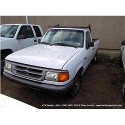 1995 FORD RANGER XL~ 83,006 MILES VIN: 1FTCR10A3TUB20096, RWD, 2.3L L4 SOHC 8V, W/ OVERHEAD RACK TIT