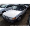 Image 1 : 1990 SAAB 900 16 VALVE CONVERTIBLE ~ 48,385 MILES VIN: YS3AL75L4L7008470, FWD, I4, 2.0L T TITLE # ??