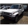 Image 2 : 1991 ??? DAIHATSU ROCKY SE FULLTIME~ 150,854 MILES VIN: JD2BF3100M6307819, SUV, 4WD, 1.6L L4 SOHC 8V