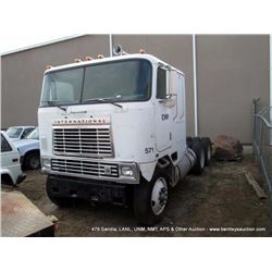 1985 INTERNATIONAL HARVESTER SEMI TRUCK ~ 459,253 VIN: 1HSRDJWR7FHB21877, MODEL COF9670, DUAL AXLE, 