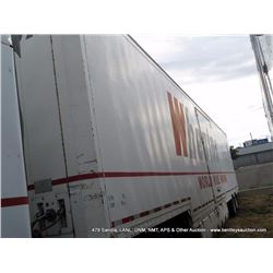 1987 KENTUCKY 48' MOVING VAN TRAILER VIN: 1KKVE4820HL079447,  SIDE BOXES, DUAL AXLE, S/N 79447 TITLE