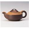 Image 1 : A CHINESE HANJUN STYLE ZISHA TEAPOT