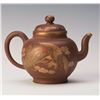 Image 2 : ZISHA TEAPOT WITH PAINTING IN GOLD COLOR