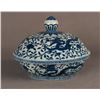 Image 1 : A MING STYLE WANLI BLUE AND WHITE PORCELAIN BOWL WITH LID