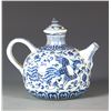 Image 1 : CHINESE BLUE AND WHITE PORCELAIN  POT