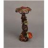 Image 2 : A CHINESE QIANLONG STYLE FAMILLE ROSE LINGZHI ORNAMENT