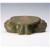 Image 1 : A GREEN GLAZED PORCELAIN PILLOW