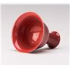 Image 2 : A  CHINESE RED GLAZED PORCELAIN TALL CUP