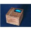 Image 1 : A TURQUOISE CENSER BOX
