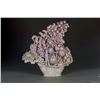 Image 2 : A LAVENDER JADEITE CORNUCOPIA BASKET (CHRISTIE'S NY)
