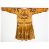 Image 2 : CHINESE GOLD-EMBROIDERED DRAGON ROBE