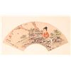 Image 1 : CHINESE FAN-SHAPED PAINTING