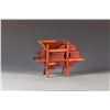 Image 1 : A CHINESE MINITURE HARDWOOD HAND MILL
