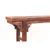 Image 3 : A HARDWOOD ALTAR TABLE