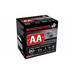 _NEW!_ WIN AA SS 20GA 2.75" #8 (250 ROUNDS) 020892014909