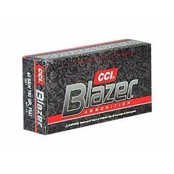 (AMMO) CCI/BLAZER 40SW 180GR FMJ (500 ROUNDS) 076683035912