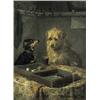 Image 1 : INTERIEUR MET TWEE HONDEN...