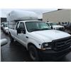 Image 2 : 2002 FORD F-250 XL SUPER DUTY, 2 DOOR PU, WHITE, VIN # 1FTNX20LS2EB00477