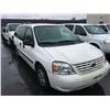 Image 2 : 2007 FORD FREESTAR, CARGO VAN, WHITE, VIN # 2FMZA50297BA24210