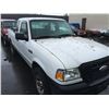 Image 2 : 2006 FORD RANGER, 2 DOOR PU, WHITE, VIN # 1FTZR45E66PA48479